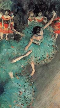Edgar Degas : The Green Dancer